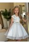 Short Stone Evening Dress - 4