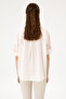 Women's Cream Long Sleeve Shirt 50300096-Vr071 - 5