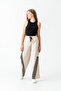 Girls' Wide Leg Pocketed Comfortable Cut Combed Cotton Sweatpants - 5