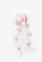Pink Butterfly Pearl Dangle Girl's Buckle