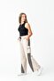 Girls' Wide Leg Pocketed Comfortable Cut Combed Cotton Sweatpants - 6