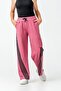 Girls' Wide Leg Pocketed Comfortable Cut Combed Cotton Sweatpants - 2