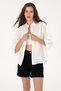 Women's White Long Sleeve Shirt 50299459-Vr013