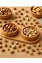 2-Piece Bamboo Stand Luxury Presentation Snack Bowl Serving Bowl Turkish Delight Bowl Sugar Bowl