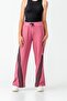 Girls' Wide Leg Pocketed Comfortable Cut Combed Cotton Sweatpants