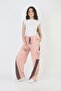 Girls' Wide Leg Pocketed Comfortable Cut Combed Cotton Sweatpants - 6