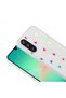 Samsung Galaxy A56 Case Transparent Heart Pattern Cover Folk - 3
