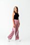 Girls' Wide Leg Pocketed Comfortable Cut Combed Cotton Sweatpants - 4