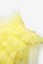 Yellow Layered Girl's Tulle Dress - Laura - 7