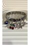 World&Cherry&Butterfly&Star&Ribbon Combination Italian Bracelet with Charm - 2