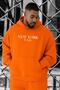 3 Yarn Combed Cotton New York Printed Large Size Sweatshirt Mq4