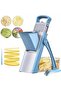 Vegetable Chopper, Safe Mandoline Slicer With Adjustable Thickness - 2