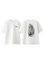 The Last of Us 1 Design Back Printed Cotton White Oversize T-Shirt