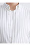 Slim Fit Long Sleeve Striped Men's Shirt - 3
