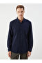 Regular Fit Long Sleeve Dobby Men's Shirt