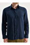 Ozmarka New Season Regular Fit Long Sleeve Linen Men's Shirt - 3