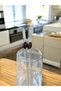 Coffee Bean Figured Glass Set of 2 Straws - 3
