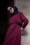 Batum Stone Mercerized Dress Burgundy - 4