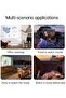 Mini Smart 4K Projector, Rechargeable WiFi Bluetooth, Remote, Portable Home/Outdoor Movie Use - 7