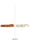 2 Pack Faux Leather Belts