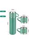 Vacuum Insulated Flask 500ml/17.6oz Stainless Steel Thermo Bottle with Cup for Coffee Water Hot and - 5
