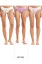 3 Pack Solid Bikini Briefs