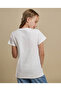 Graphic Print T-Shirt with Crew Neck and Short Sleeves - 5