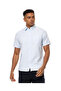 Textured Shirt with Button-Down Collar and Short Sleeves