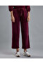 Ribbed Lounge Pants with Drawstring Waist - 2