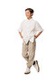 Striped Shirt with Button-Down Collar and Short Sleeves - 4