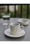 Letter Printed T. Coffee Cup - 2