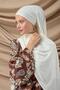 Premium Combed Cotton Shawl 65002-05 Cream - 7