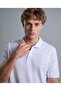 Solid Polo T-Shirt with Shirt Collar and Short Sleeves - 2