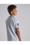 Print Detail Polo T-Shirt with Short Sleeves - 4