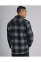 Plaid Shirt with Classic Collar and Long Sleeves - 4