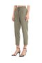 Solid Tapered Fit Trousers with Drawstring Waist - 3