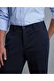 Solid Slim Fit Trousers with Button Closure - 3