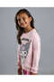 Kuromi Print Sweatshirt with Crew Neck and Long Sleeves - 2