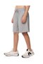 Textured Shorts with Drawstring Waist - 3