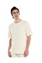 Ribbed T-Shirt with Crew Neck and Short Sleeves