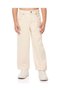 Solid Relaxed Fit Pants with Button Closure - 2