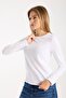 Women's Long Sleeve Round Neck Modal Blend Stretchy Blouse – Comfortable Stylish Casual 3006 - 2