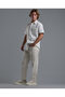 Solid Woven Pants with Button Closure
