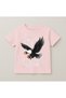 Eagle Crew Neck 100% Cotton Printed Short Sleeve Children's and Teenage T-Shirt