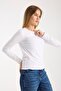 Women's Long Sleeve Round Neck Modal Blend Stretchy Blouse – Comfortable Stylish Casual 3006 - 7
