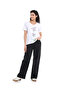 Printed Sleep T-Shirt with Short Sleeves - 4