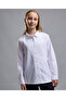 Solid Shirt with Classic Collar and Long Sleeves