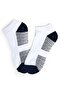 3 Pack Patterned Ankle Socks - 3