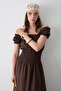 Brown Gathered Dress - 2002 - 5