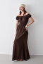 Brown Gathered Dress - 2002 - 3
